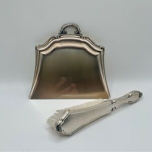 Vintage Table Crumb Catcher and Brush